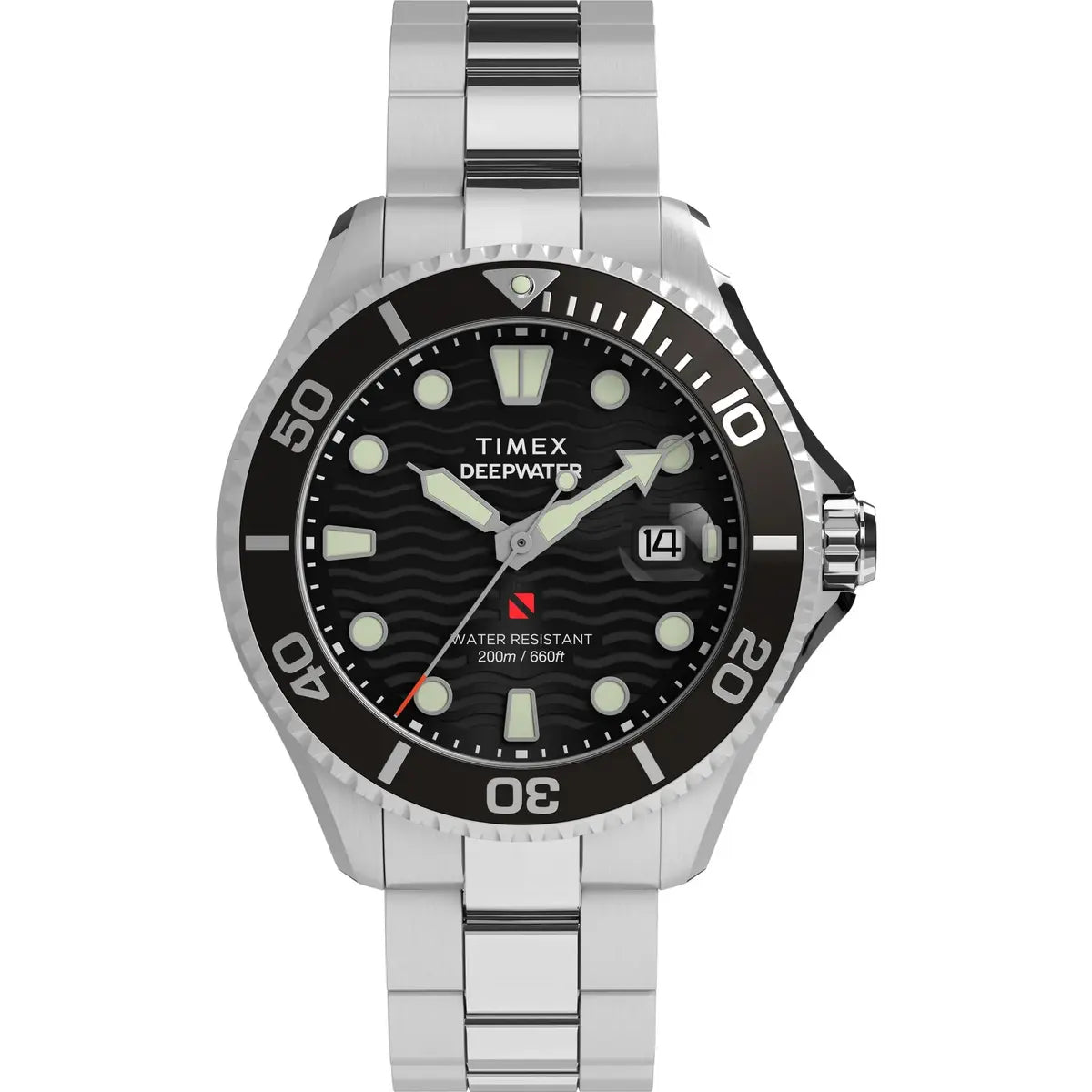 Timex Deep Water Meridian Black Dial Analog Men's Watch TW2W82000UJ