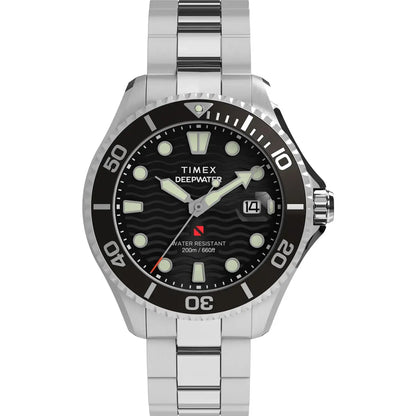 Timex Deep Water Meridian Black Dial Analog Men's Watch TW2W82000UJ