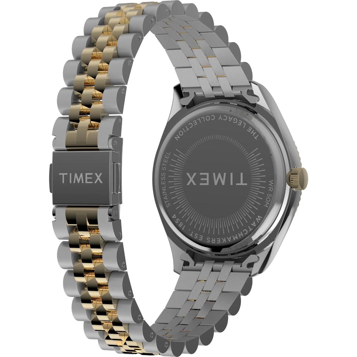 Timex Quartz Green Dial Analog Stainless Steel Women's Watch TW2W87400IK