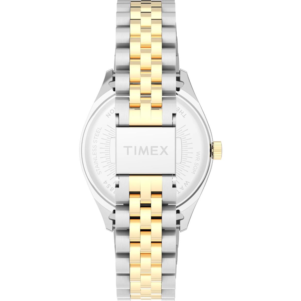 Timex Quartz Green Dial Analog Stainless Steel Women's Watch TW2W87400IK