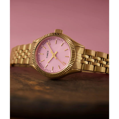 Timex Trend Pink Round Dial Analog Women's Watch - TW2W90800UJ