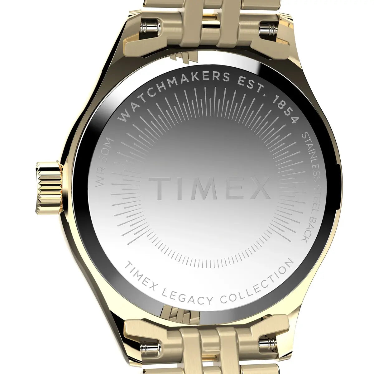 Timex Trend Gold-Tone Round Dial Analog Women's Watch - TW2W91000UJ