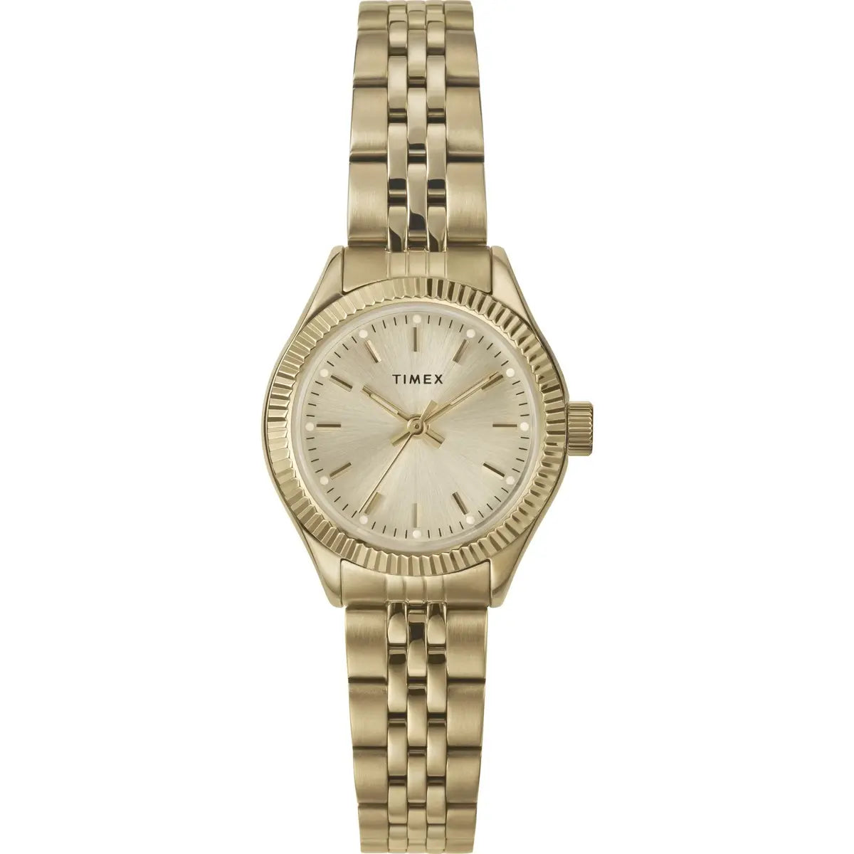 Timex Trend Gold-Tone Round Dial Analog Women's Watch - TW2W91000UJ