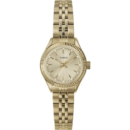 Timex Trend Gold-Tone Round Dial Analog Women's Watch - TW2W91000UJ