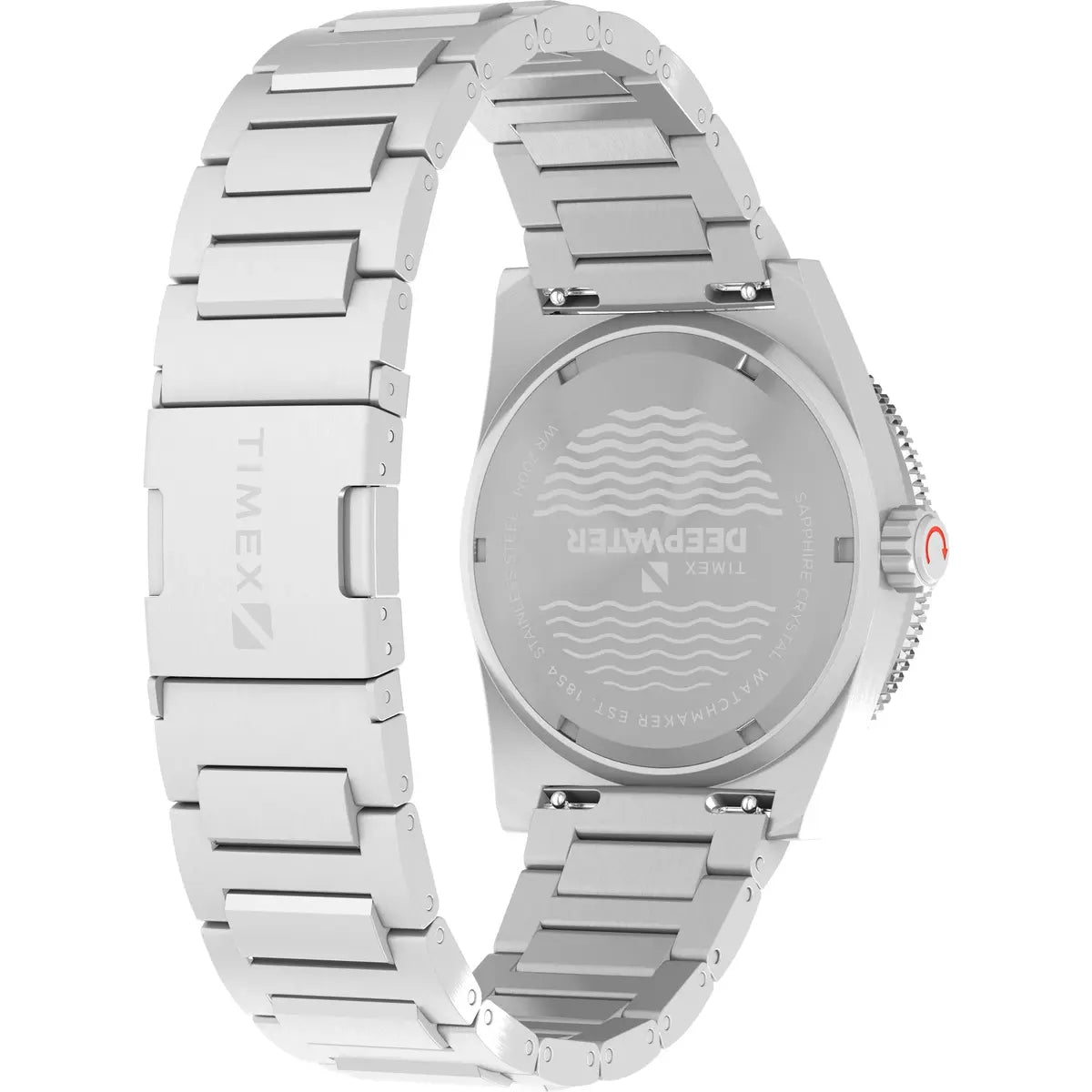 Timex Deep Water Black Round Dial Analog Men's Watch TW2W95200UJ