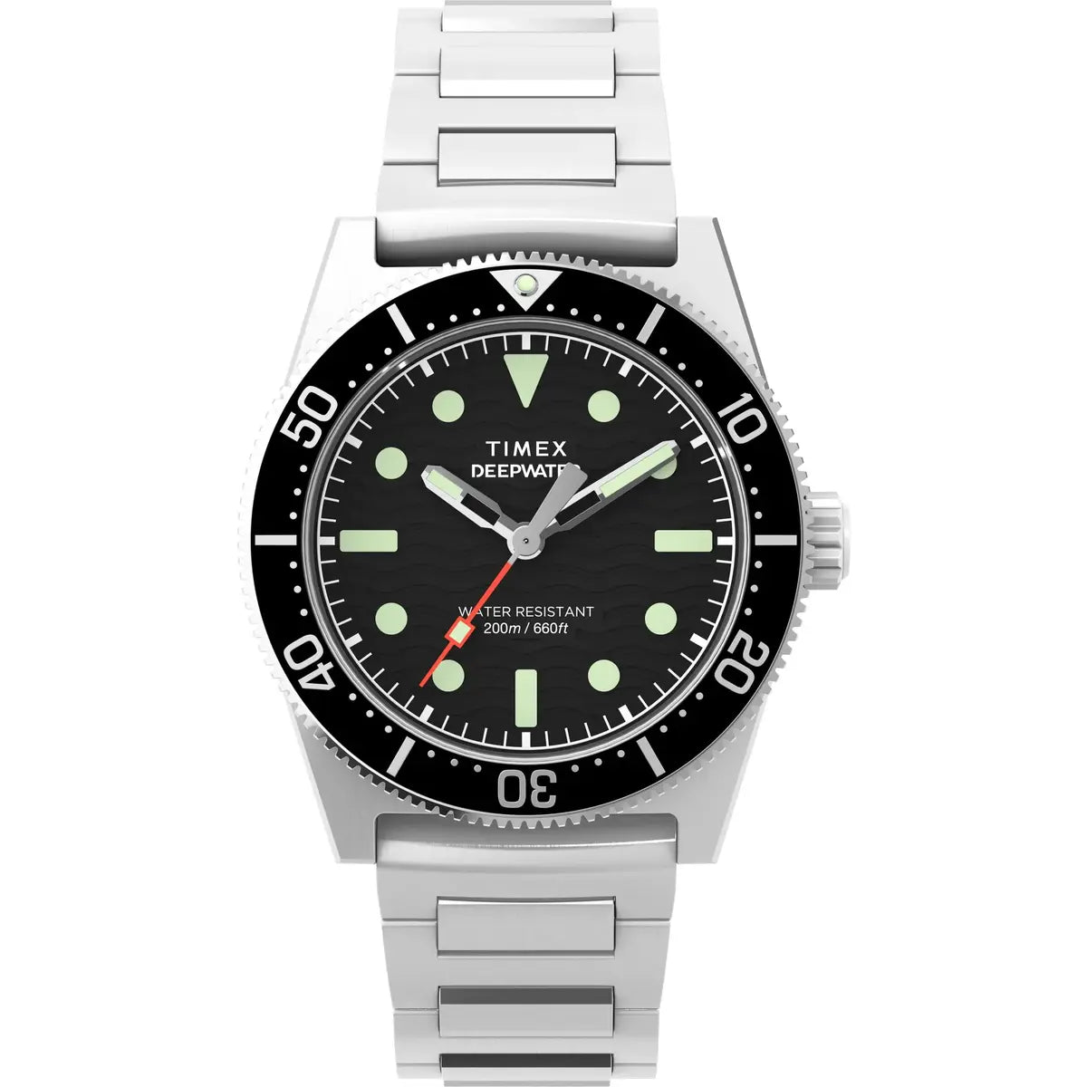 Timex Deep Water Black Round Dial Analog Men's Watch TW2W95200UJ