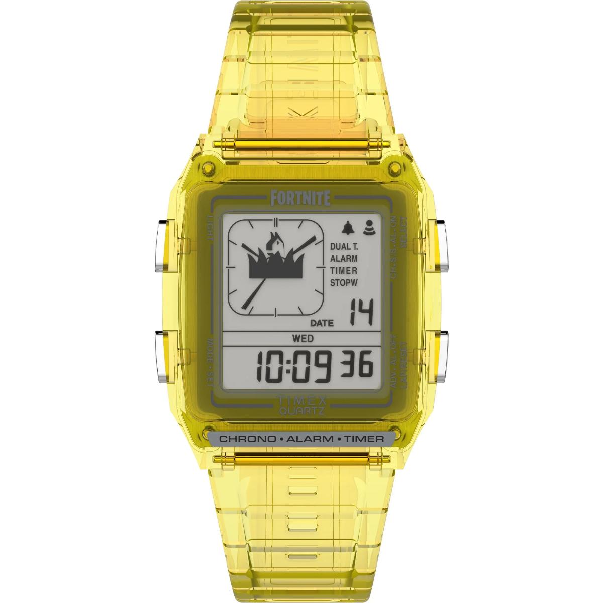 Timex Q LCA x Fortnite 35mm Resin Strap Men's Watch - TW2W96600X6
