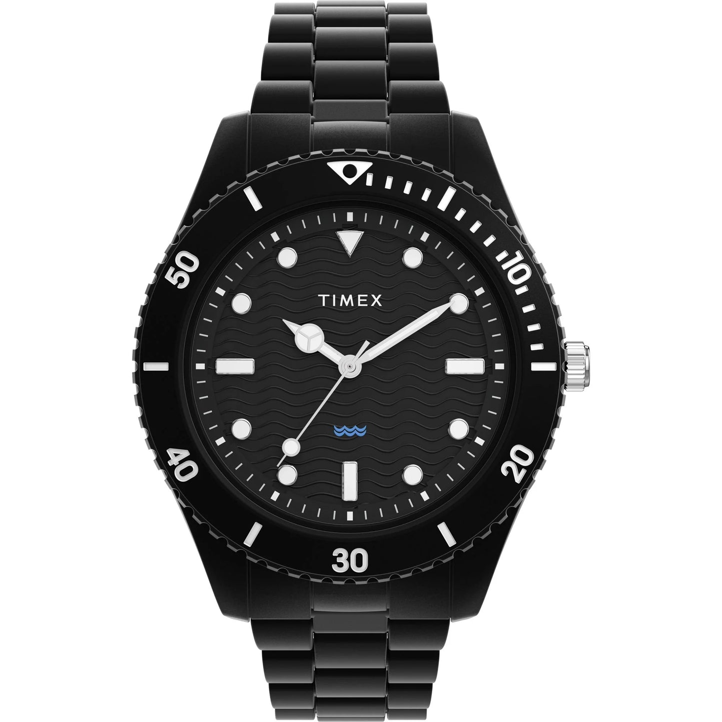 Timex Trend Black Round Dial Analog Men's Watch - TW2Y04500UJ