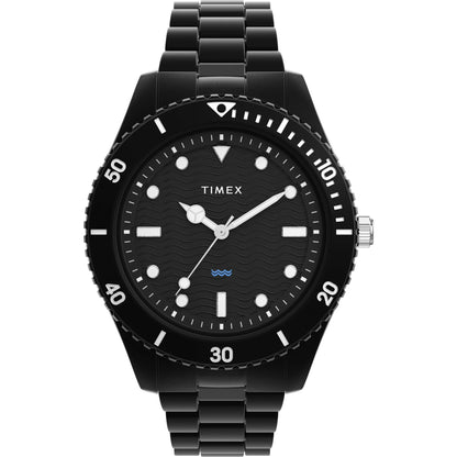 Timex Trend Black Round Dial Analog Men's Watch - TW2Y04500UJ