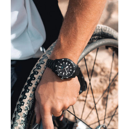 Timex Trend Black Round Dial Analog Men's Watch - TW2Y04500UJ