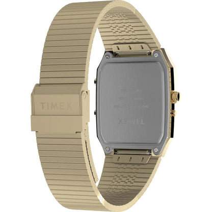 Timex Q Champagne Dial Analog-Digital Men's Watch - TW2Y06000UJ