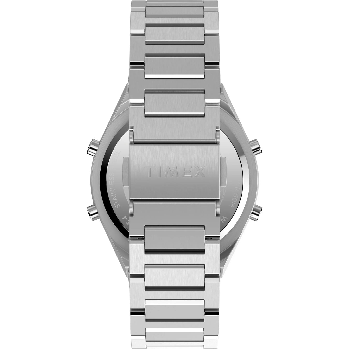 Timex Q Grey Round Dial Digital Men's Watch - TW2Y09800UJ