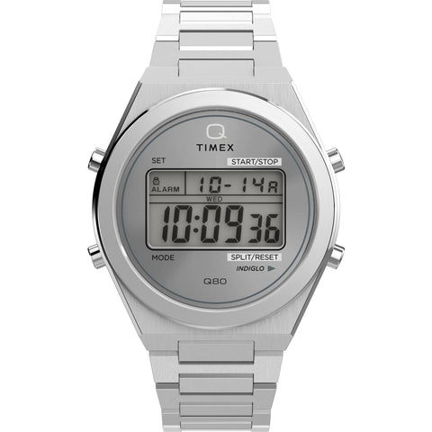 Timex Q Grey Round Dial Digital Men's Watch - TW2Y09800UJ - Buy Now at Sai Creations Watches