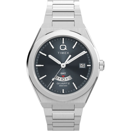 Timex Q Black Round Dial Analog Men's Watch - TW2Y12100UJ