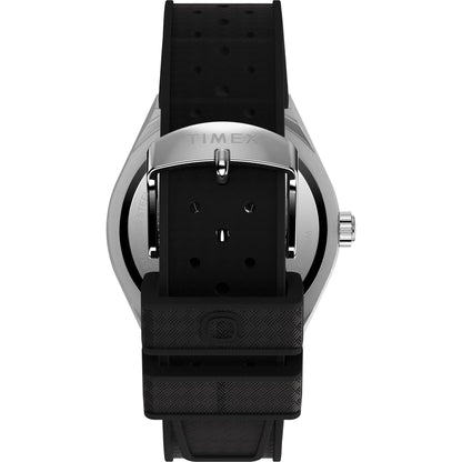 Timex Q Silver-Tone Round Dial Analog Men's Watch - TW2Y12200UJ