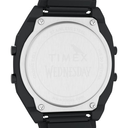 Timex x Wednesday T80 Stainless Steel Men's Watch - TW2Y19500X6