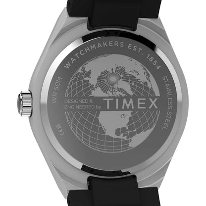 Timex Q Black Dial Analog Synthetic Rubber Men's Watch - TW2Y24900UJ