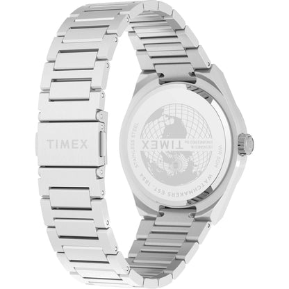 Timex Q Continental Blue Round Dial Analog Men's Watch - TW2Y25100IK