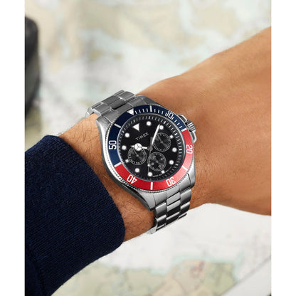 Timex Harborside Coast Black Dial Analog Men's Watch - TW2Y33300UJ