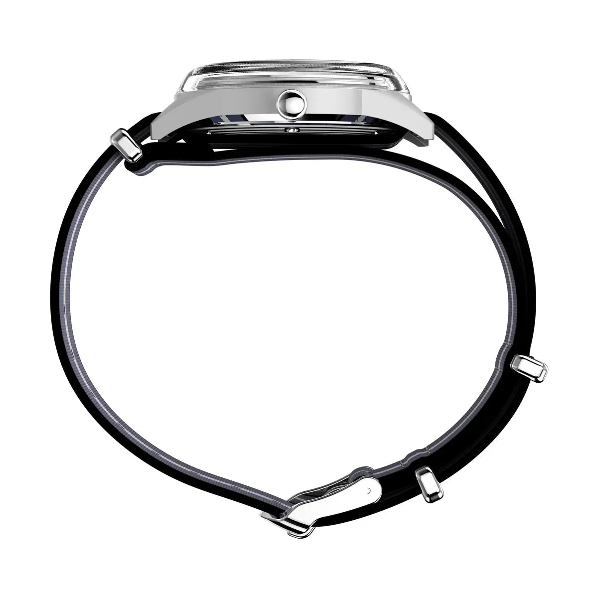 Timex Jet Silver Round Dial Analog Men's Watch - TW2Y37400UJ