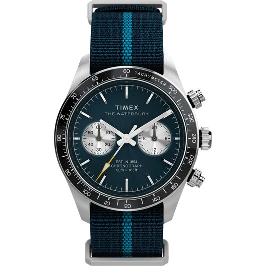 Timex Waterbury Heritage Blue Round Dial Analog Men's Watch TW2Y39000IK