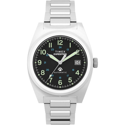 Timex Capstone Black Dial Mechanical Automatic Men's Watch TW2Y39600UJ