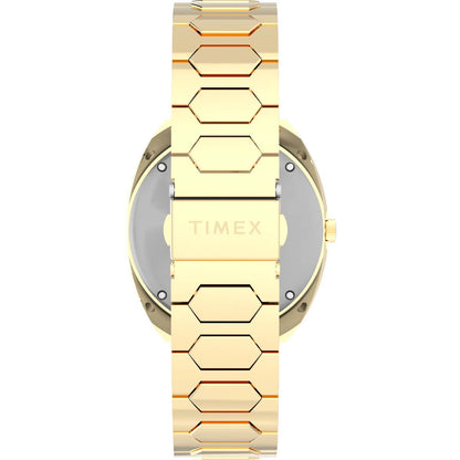 Q Timex Quartz Tonneau Brown Dial Analog Men's Watch - TW2Y45200UJ