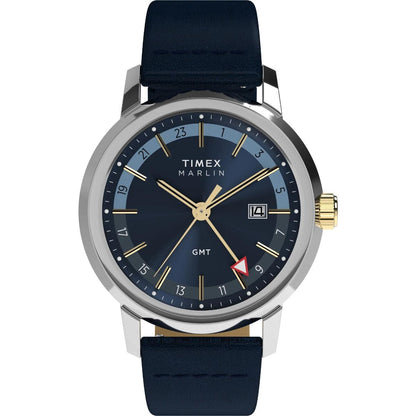 Timex Marlin GMT Blue Round Dial Analog Men's Watch - TW2Y47900UJ