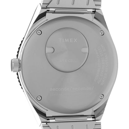 Timex Seconde/Seconde Black Dial Analog Unisex Watch TW2Y48100X6