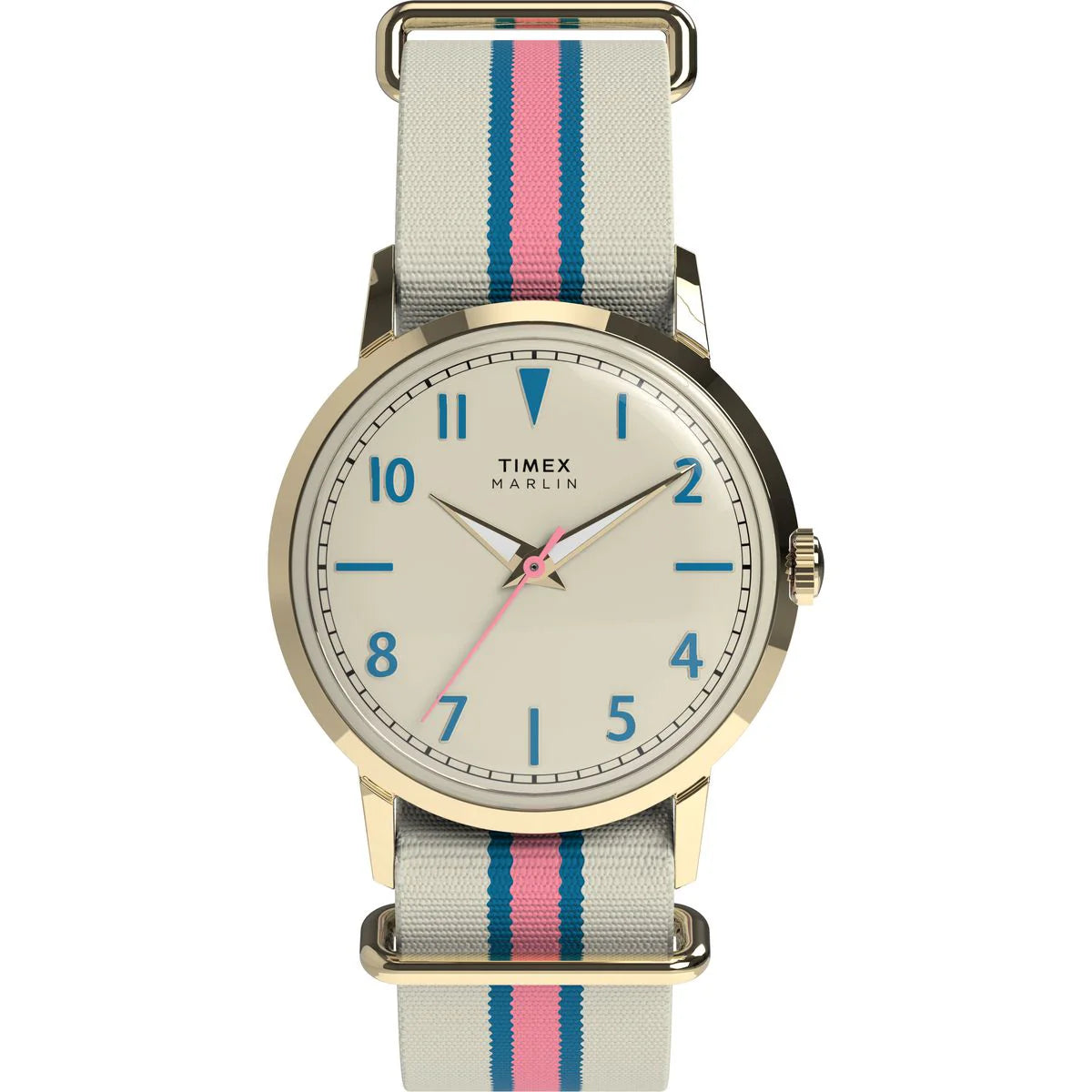 Timex Marlin Quartz Beige Dial Analog Women's Watch TW2Y49800UJ