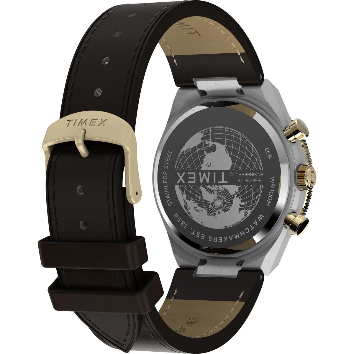 Timex Quartz Black Dial Analog Chronograph Men's Watch TW2Y56000IK
