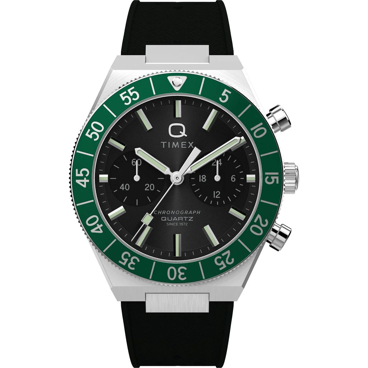 Timex Q Black Dial Analog Chronograph Men's Watch TW2Y56100UJ