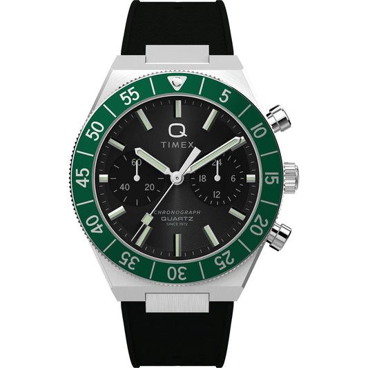 Timex Q Black Dial Analog Chronograph Men's Watch TW2Y56100UJ