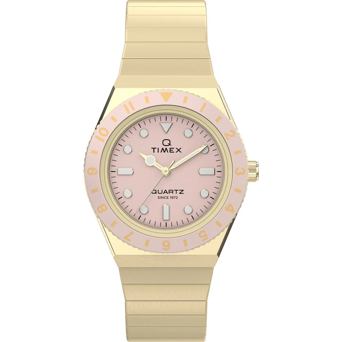 Timex Quartz Q Sport Pink Dial Analog Women's Watch - TW2Y57400UJ