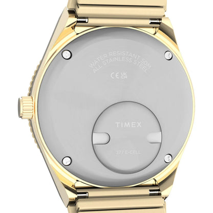 Timex Quartz Q Sport Beige Dial Analog Women's Watch - TW2Y57500UJ