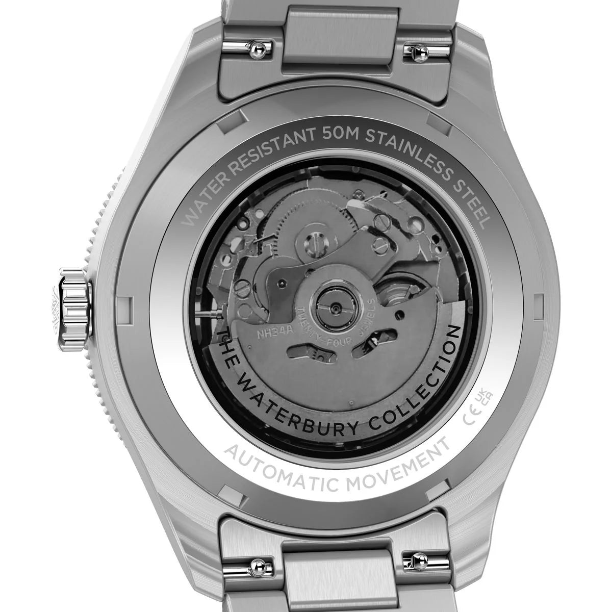 Timex Waterbury Black Dial Mechanical Automatic Men's Watch TW2Y60800UJ