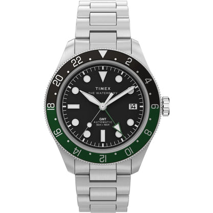 Timex Waterbury Black Dial Mechanical Automatic Men's Watch TW2Y60800UJ
