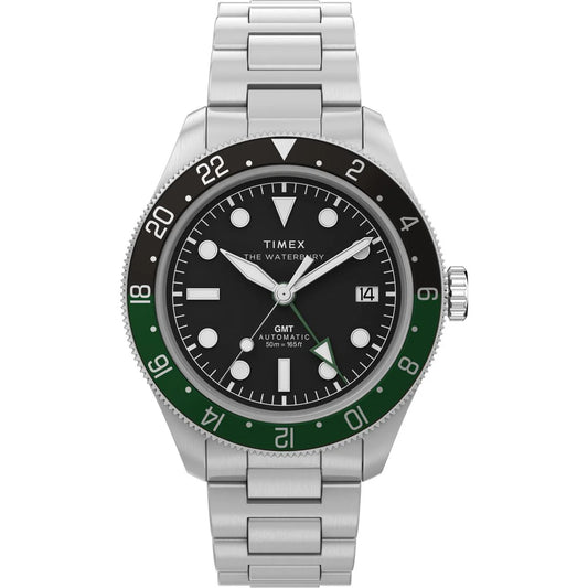 Timex Waterbury Black Dial Mechanical Automatic Men's Watch TW2Y60800UJ