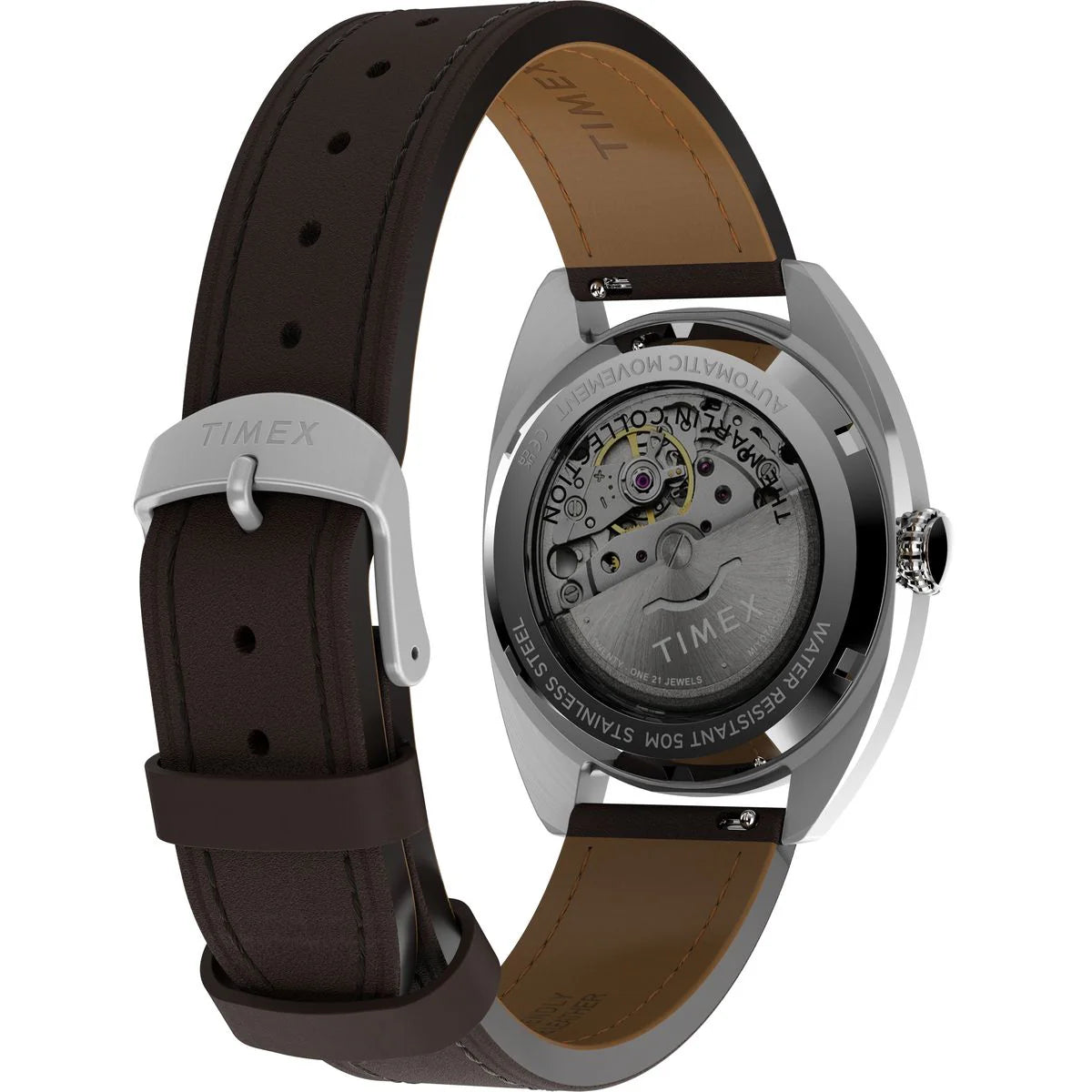 Timex Marlin Silver Dial Mechanical Automatic Men's Watch TW2Y65200UJ