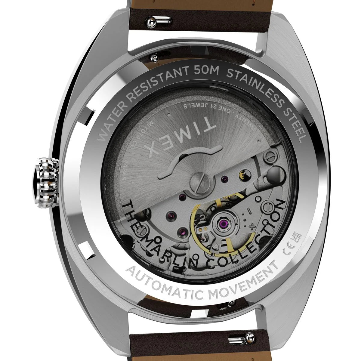 Timex Marlin Silver Dial Mechanical Automatic Men's Watch TW2Y65200UJ