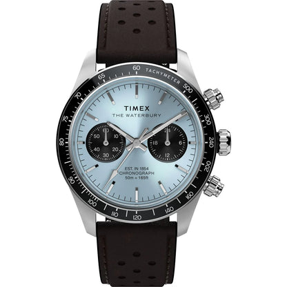 Timex Waterbury Blue Dial Analog Chronograph Men's Watch - TW2Y70600IK