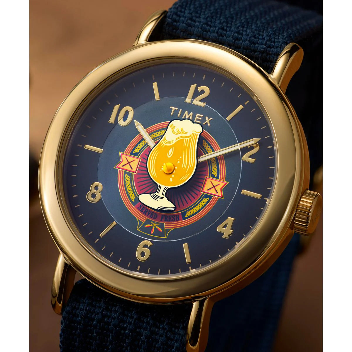 Timex X Harry Potter Weekender Butterbeer Watch For Men TW2Y76100X6