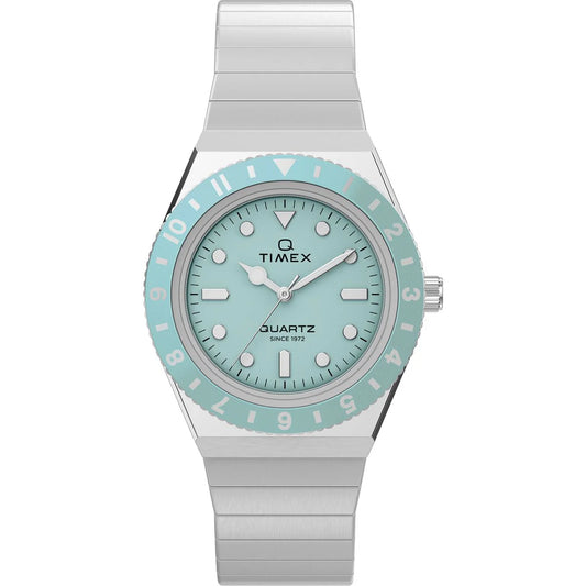 Timex Quartz Q Sport Blue Dial Analog Women's Watch - TW2Y77300UJ