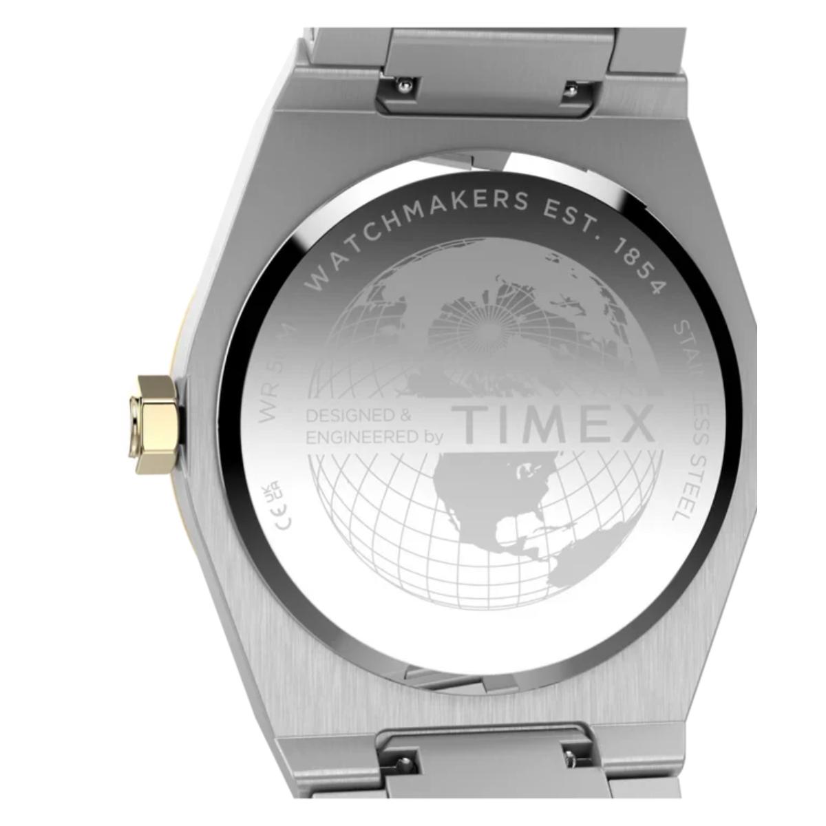 Q Timex Quartz Marbella Black Dial Analog Watch For Men TW2Y81500