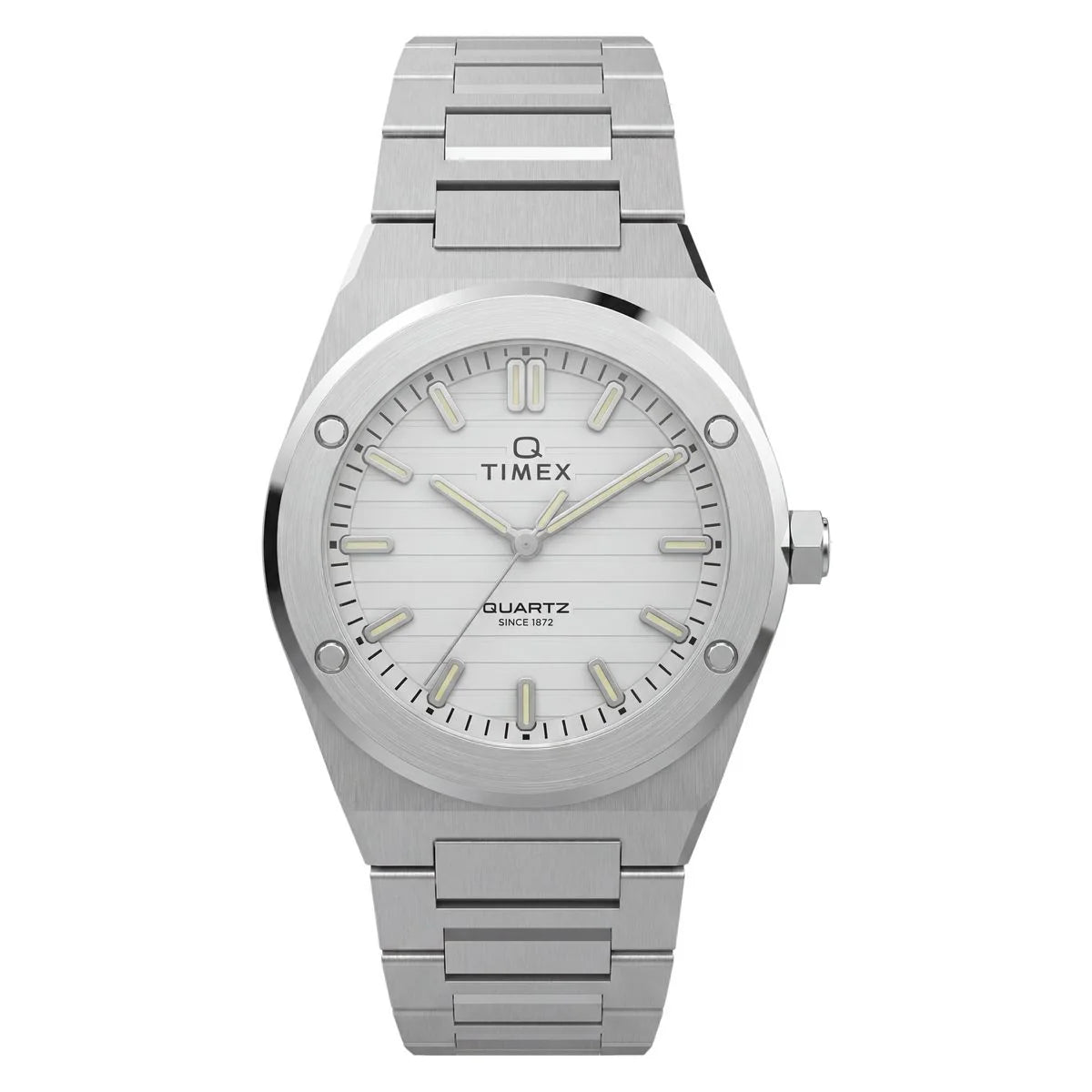 Q Timex Quartz Silver Round Dial Analog Women's Watch TW2Y81800UJ