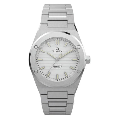 Q Timex Quartz Silver Round Dial Analog Women's Watch TW2Y81800UJ