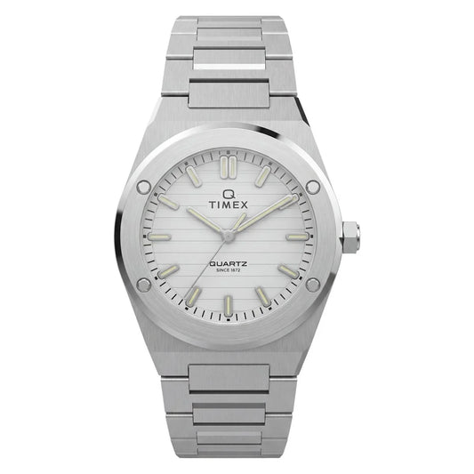 Q Timex Quartz Silver Round Dial Analog Women's Watch TW2Y81800UJ