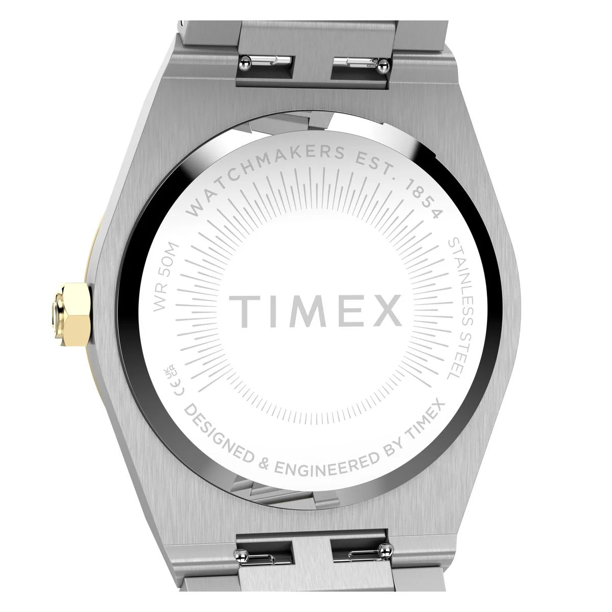 Q Timex Quartz Silver Round Dial Analog Women's Watch - TW2Y81900UJ