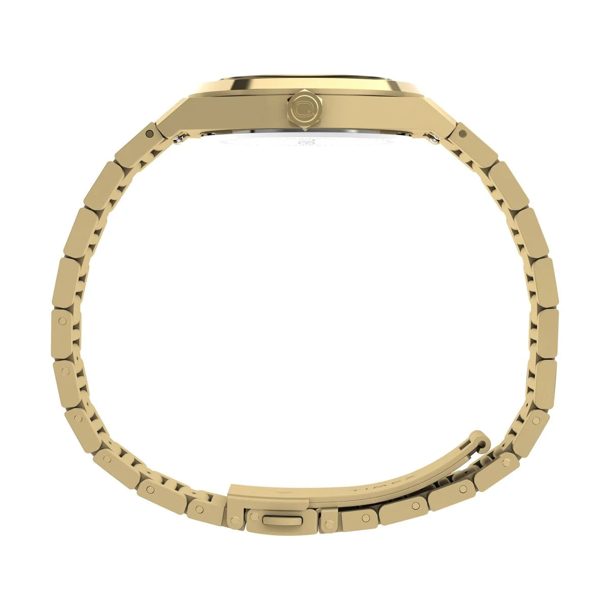 Q Timex Quartz Gold Round Dial Analog Women's Watch - TW2Y82000UJ