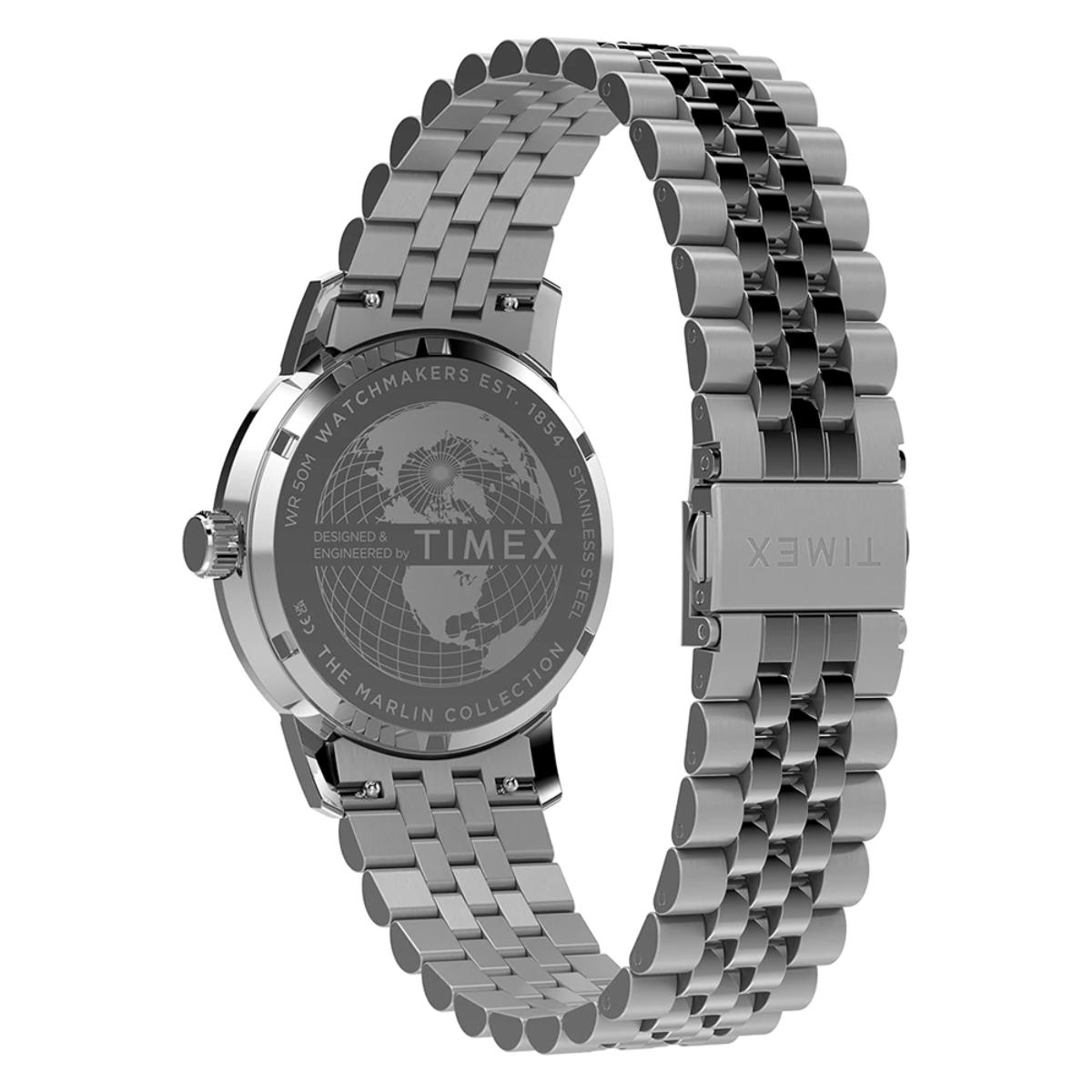 Timex quartz Marlin GMT Blue Dial Analog Men's Watch TW2Y84100